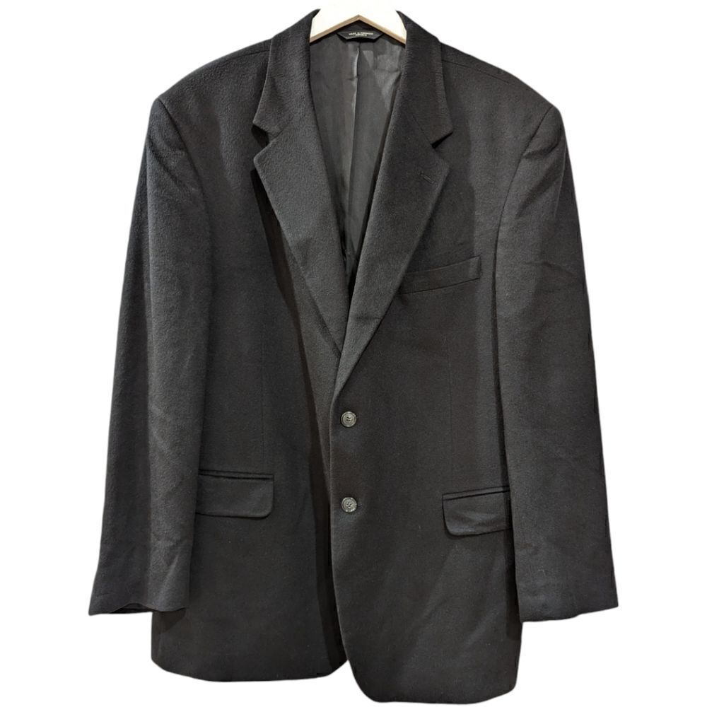 Bloomingdale's Joseph & Lyman 100% Cashmere Two button Blazer in Black Size 46R
